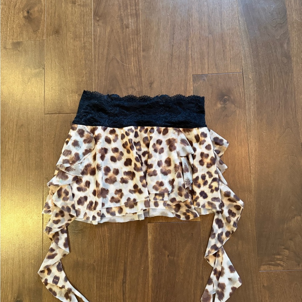 Silo Mini Skirt Leopard